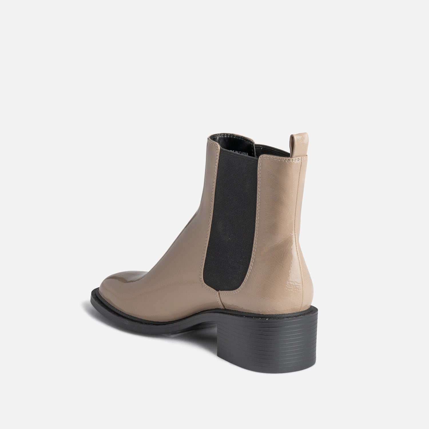 Chelsea boots beige verni