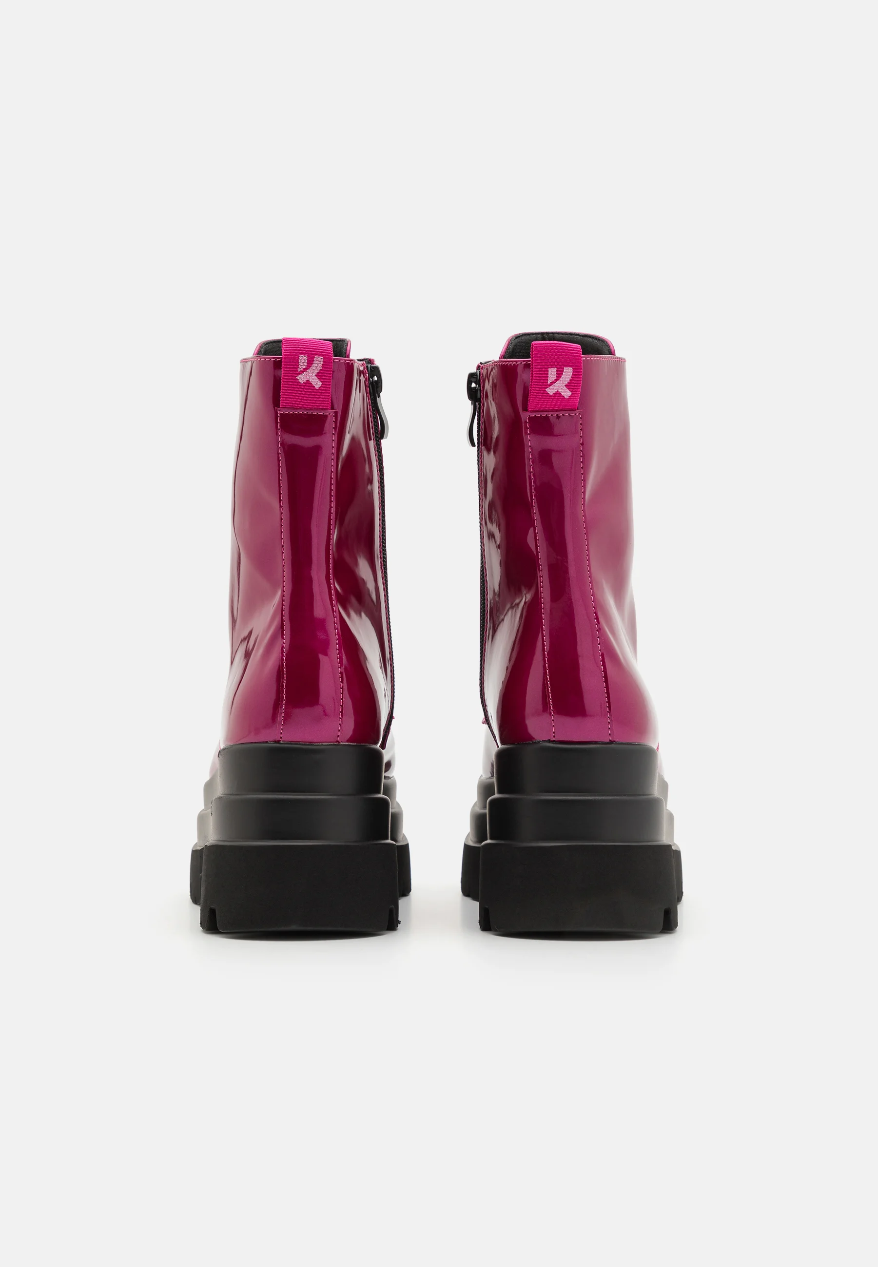 Koi Footwear DEATHWATCH TRIDENT PLATFORM BOOTS - Botines con cordones