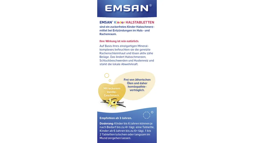 Emsan Kinderhalstabletten