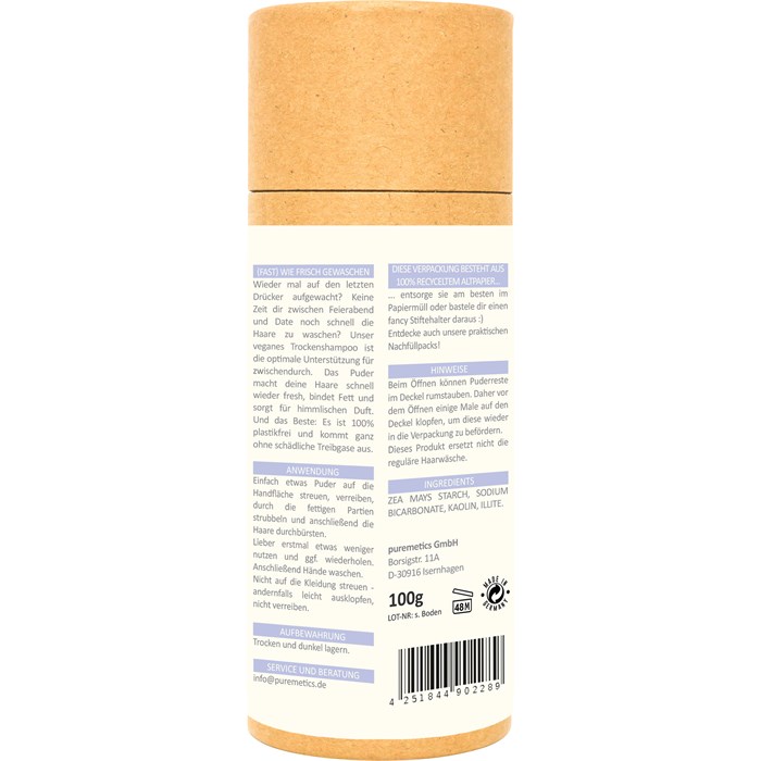 Trockenshampoo Sensibelchen Rot