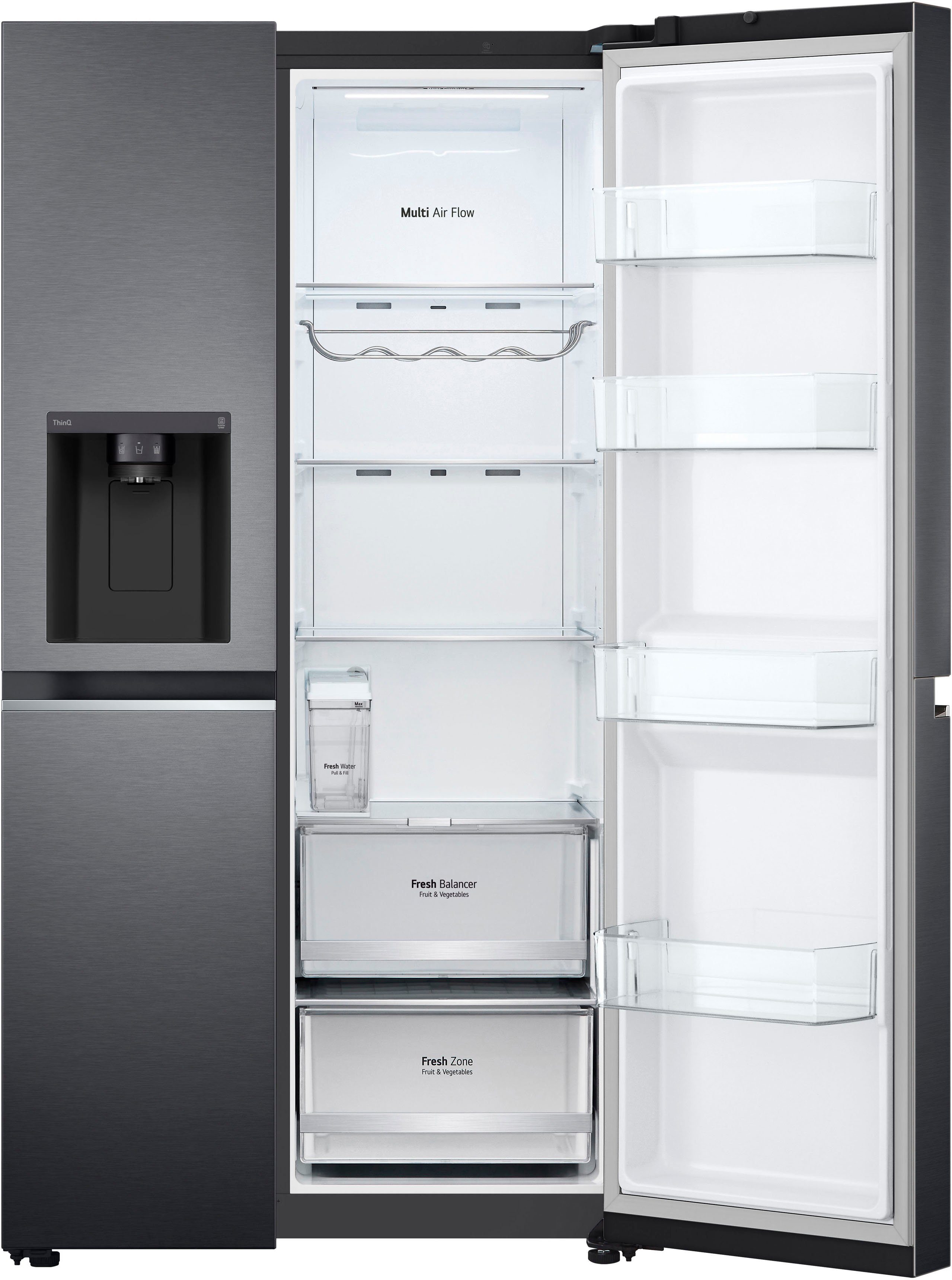 LG Kühl-/Gefrierkombination GSLV71MCLE, 179 cm hoch, 91,3 cm breit