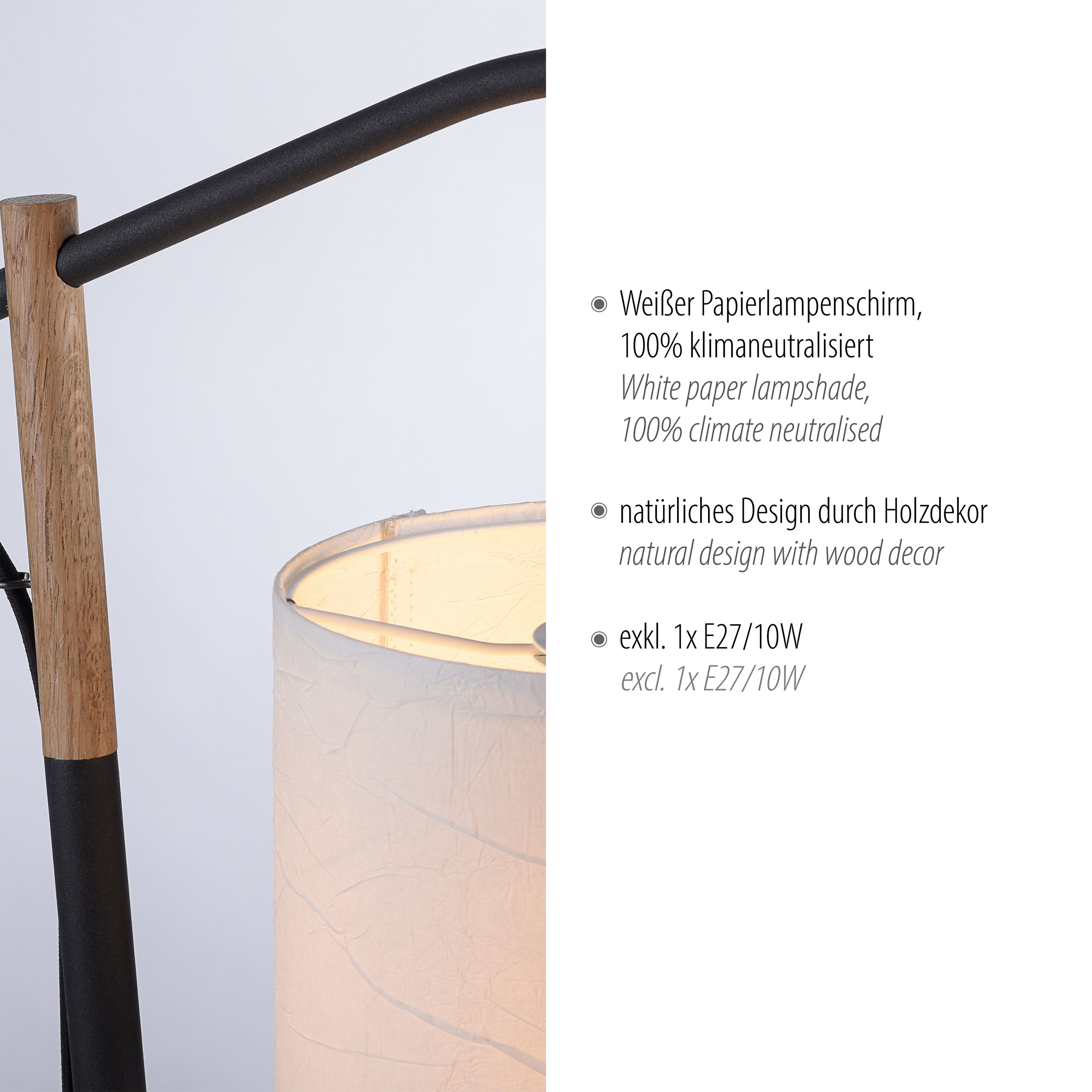 JUST LIGHT.Tischleuchte 1flg