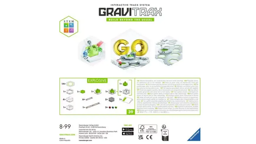 Ravensburger Beschäftigung - GraviTrax GO Explosive