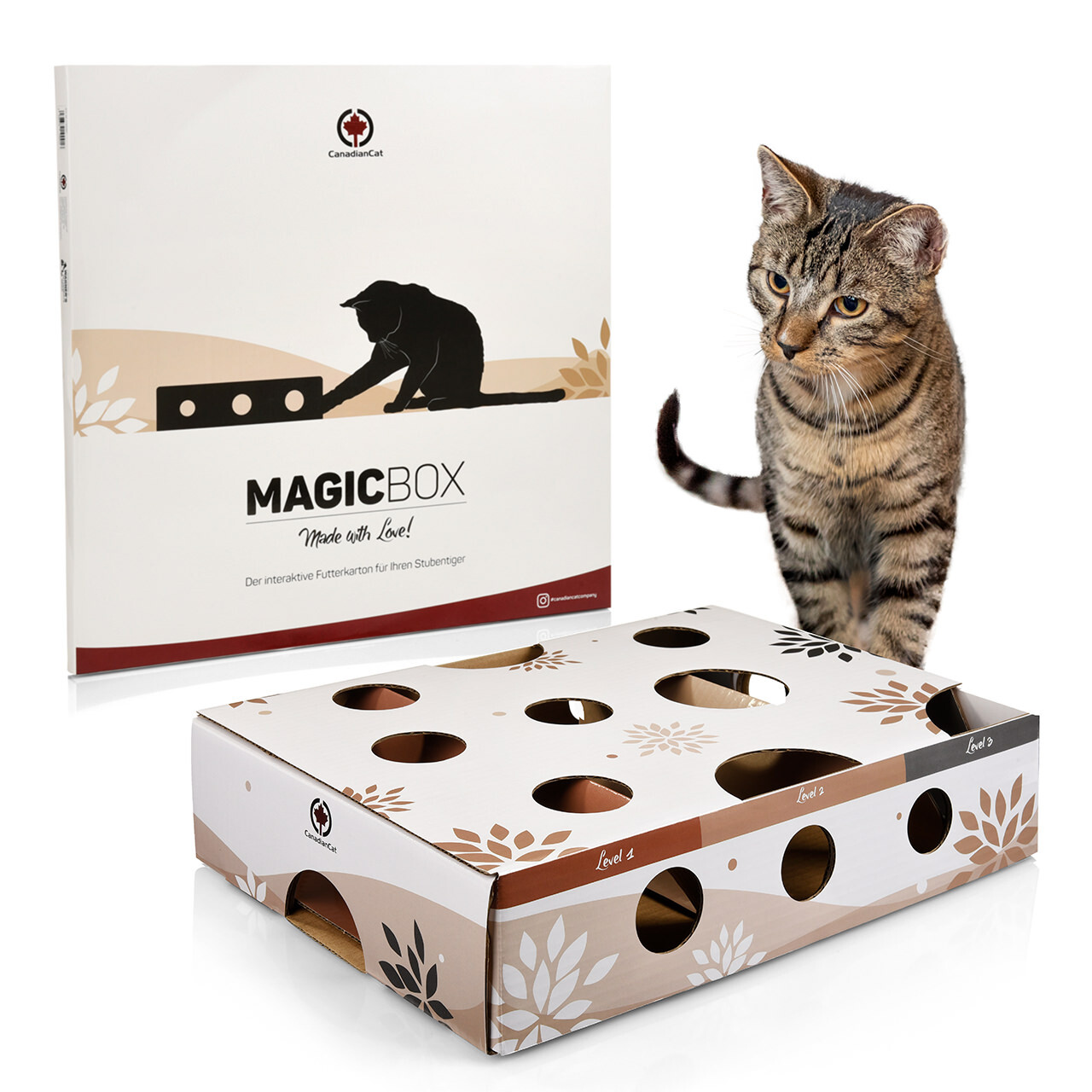 Canadian Cat Company Intelligenzspielzeug Canadian Cat Company Katzenspielzeug MagicBox