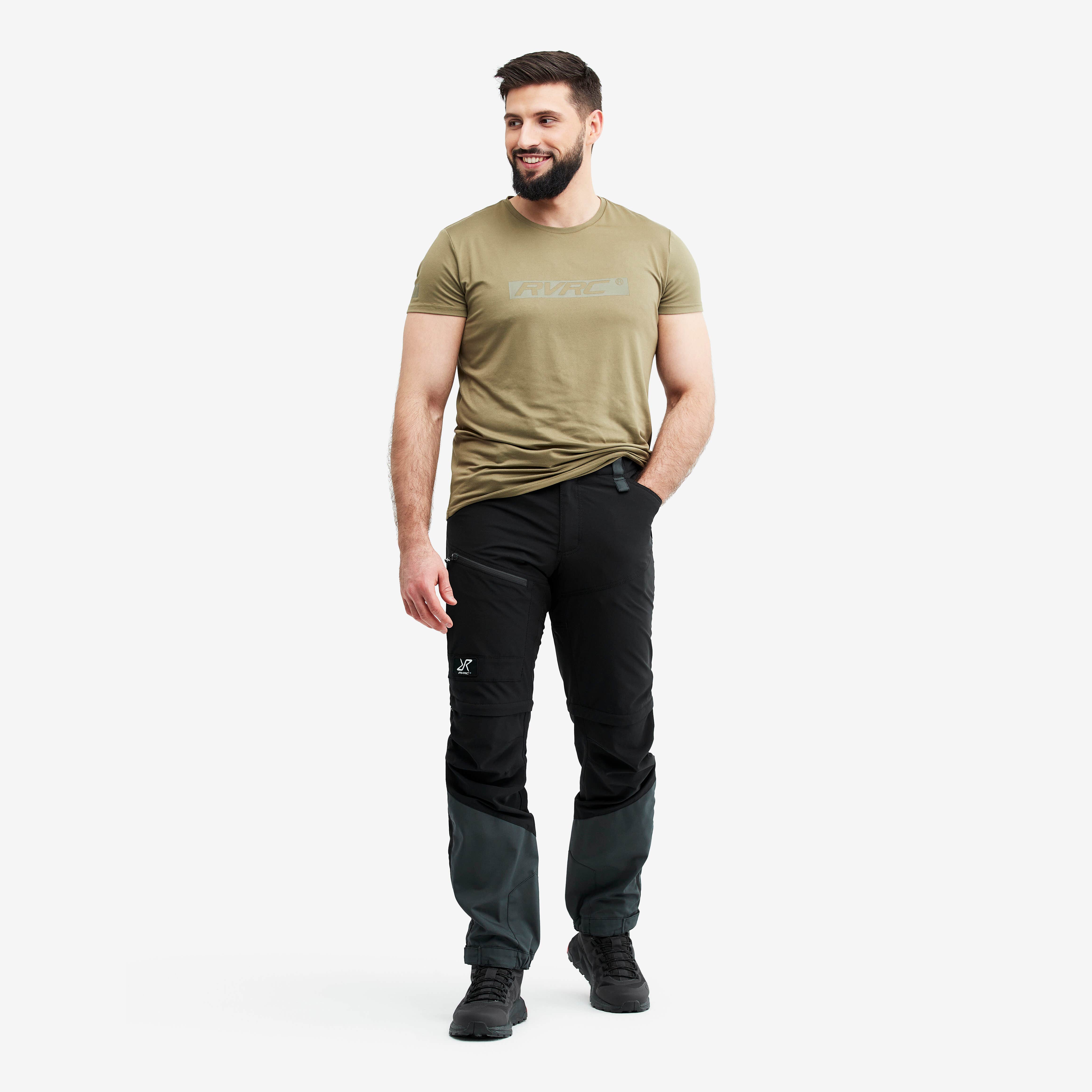 Silence T-zip Pants Homme Black