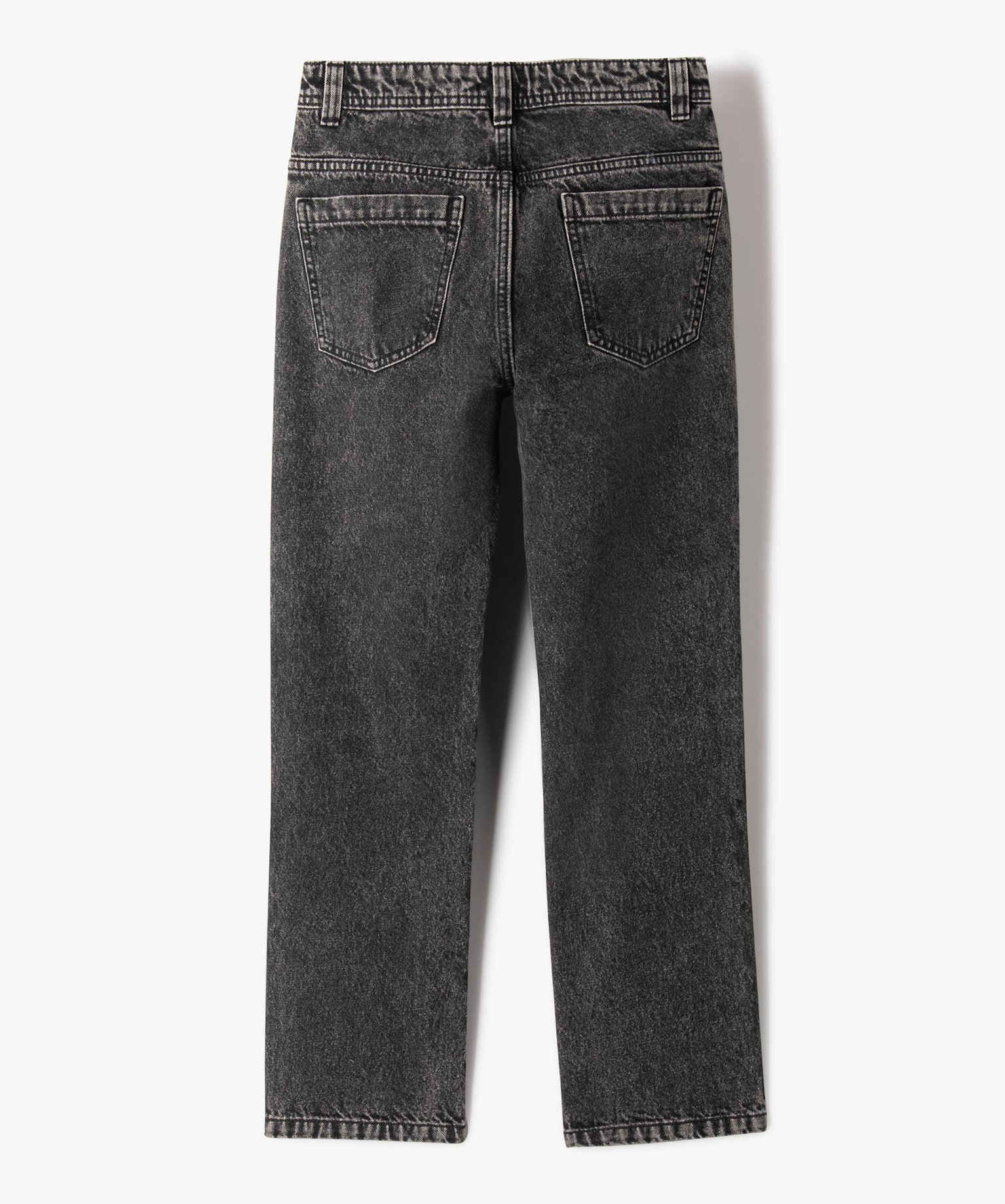 Jean coupe large Garçon noir | GEMO