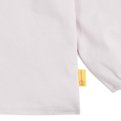 T-Shirt langarm, lila für Mädchen