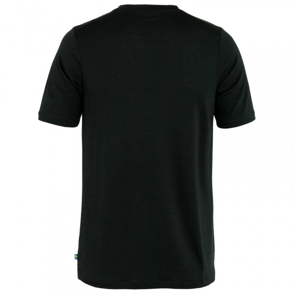Fjällräven - Abisko Wool Logo S/S - Merinoshirt