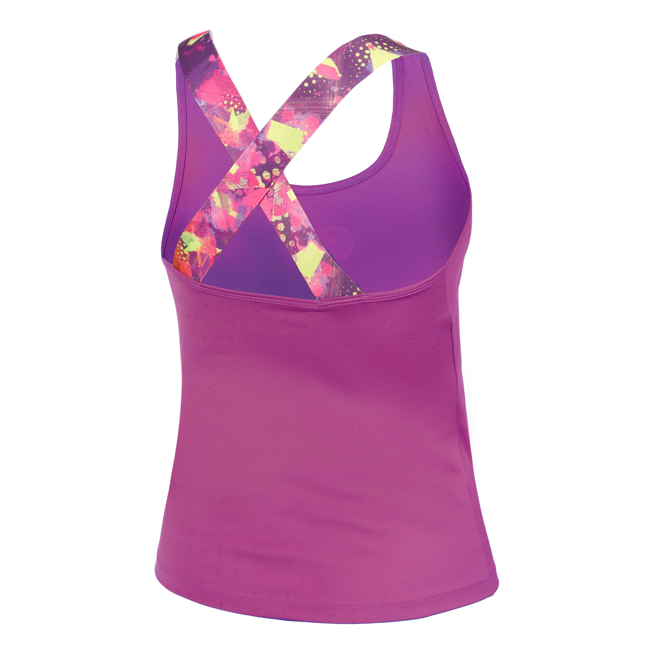 Crossback Tank-Top Damen - Berry, Mehrfarbig
