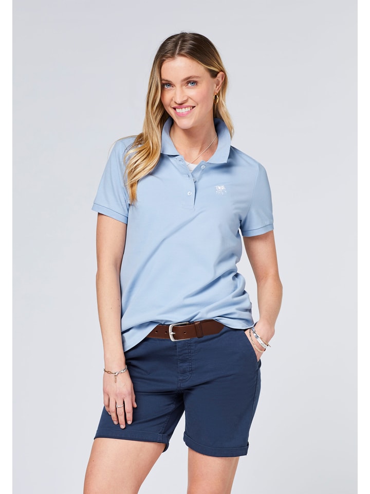 Polo Sylt Poloshirt in Hellblau günstig kaufen