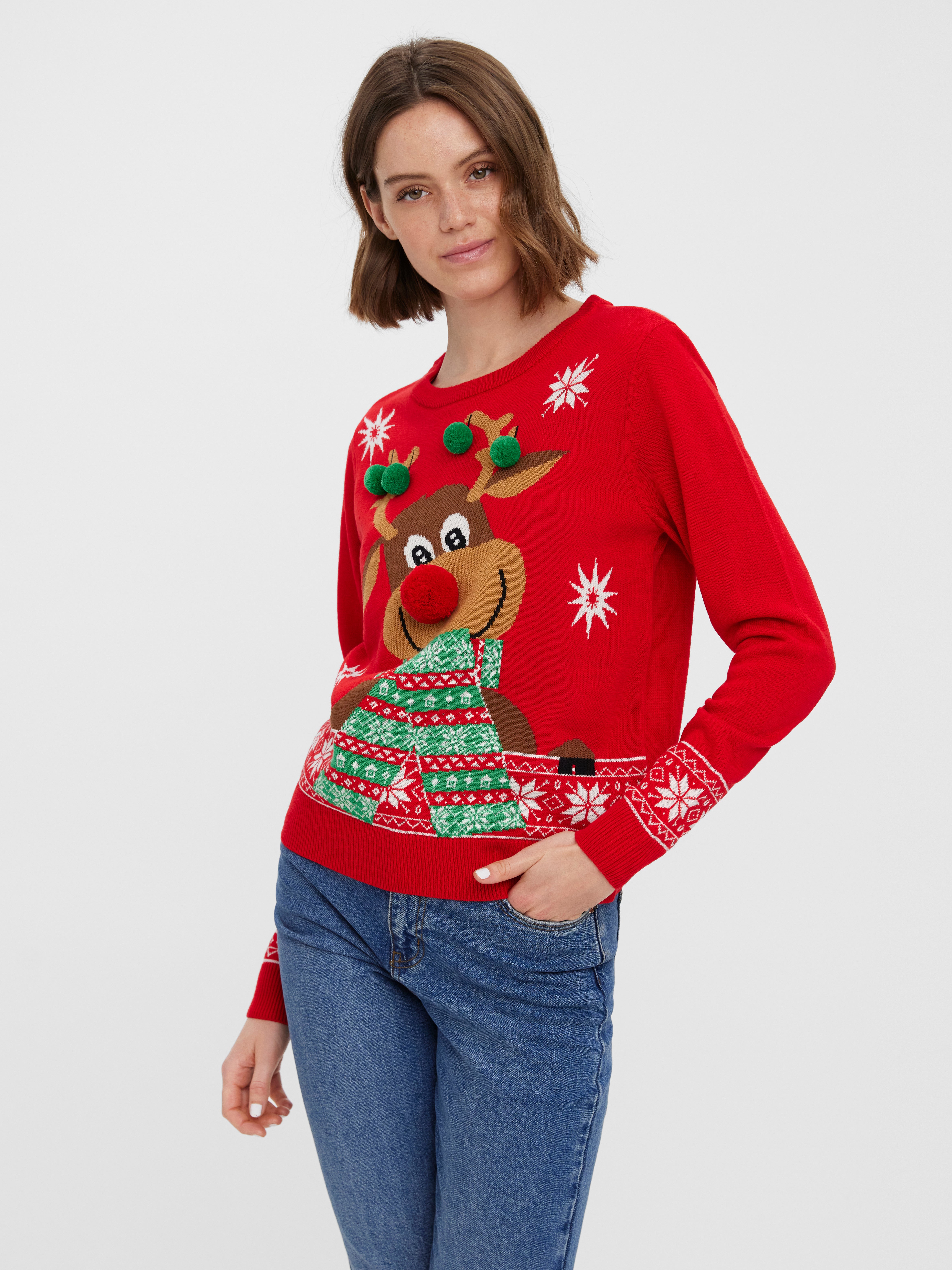 VMNEWFROSTYDEER Pullover