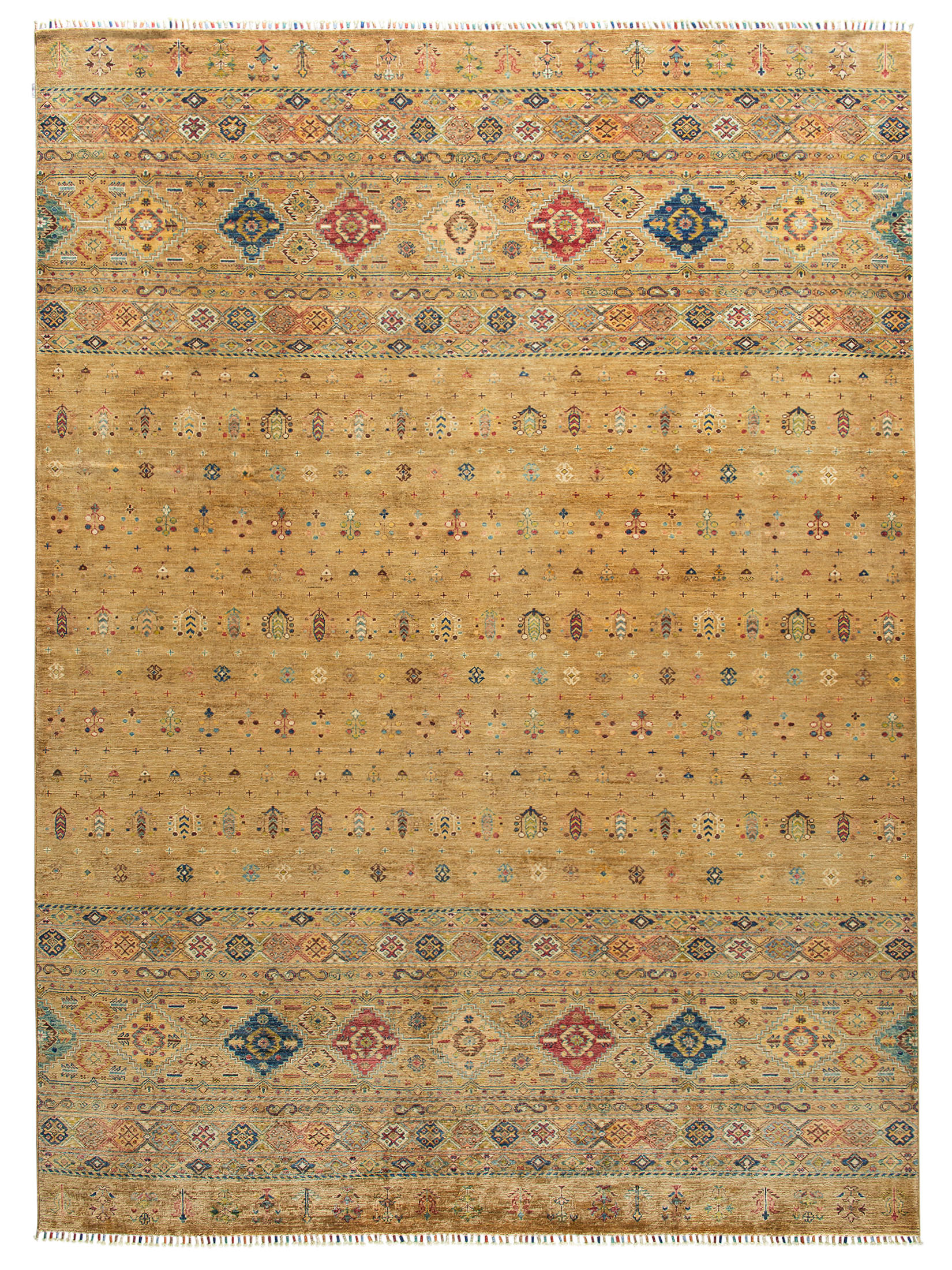 Chobi Schal ca. 248 x 337 cm, Unikat / Einzelstück