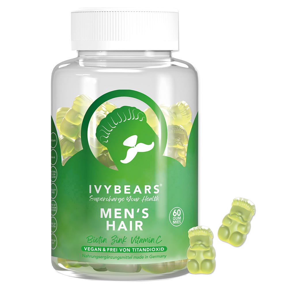 IvyBears Men’s Hair 60 Stück