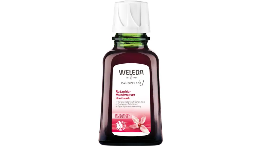 WELEDA ZAHNPFLEGE Ratanhia-Mundwasser 50 ml