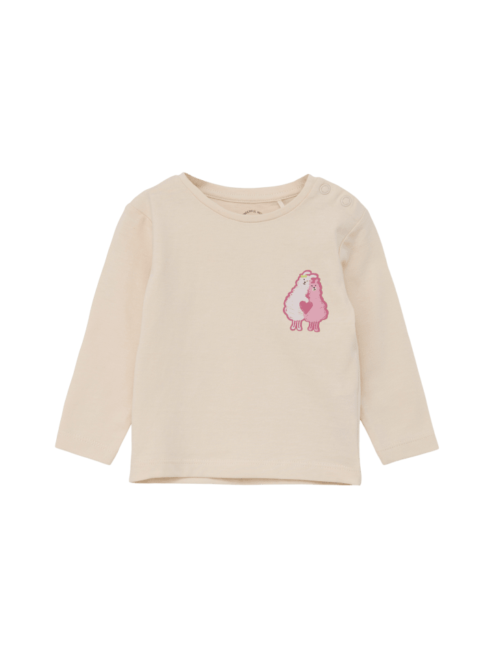 s.Oliver T-Shirt langarm in Beige günstig kaufen