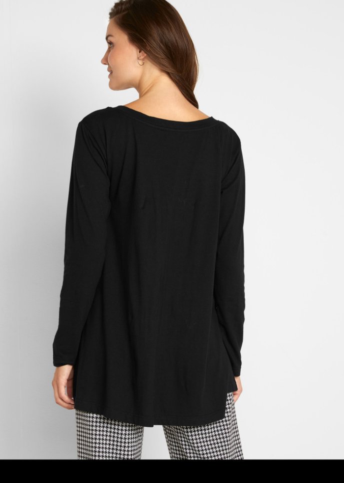 Langarmshirt in A-Linie