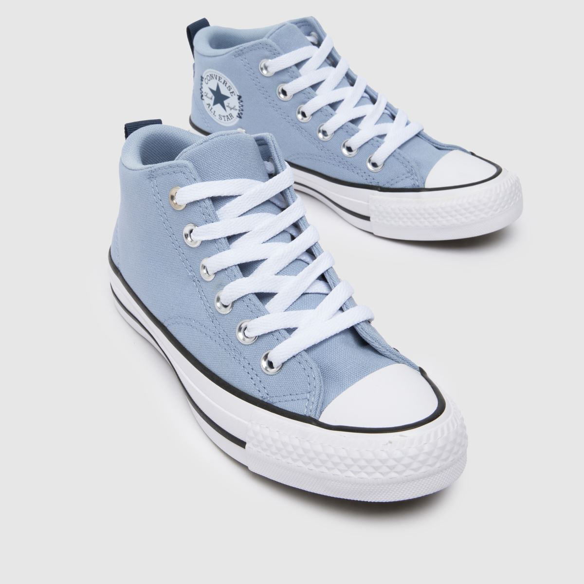 Converse ljusblå All Star Malden Street Pojkar Ungdomsskor