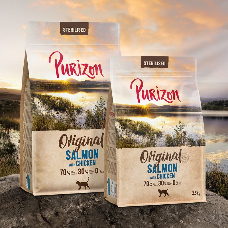 Purizon Sterilised Adult Lachs mit Huhn - getreidefrei | bitiba %