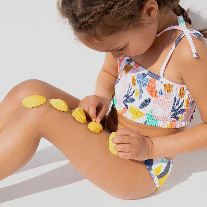 2 pièces fille pop couleur blanc Catimini