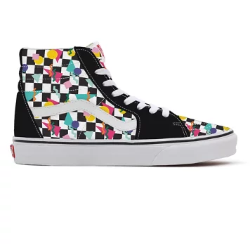 Geometric Checkerboard Sk8-Hi personalizzate