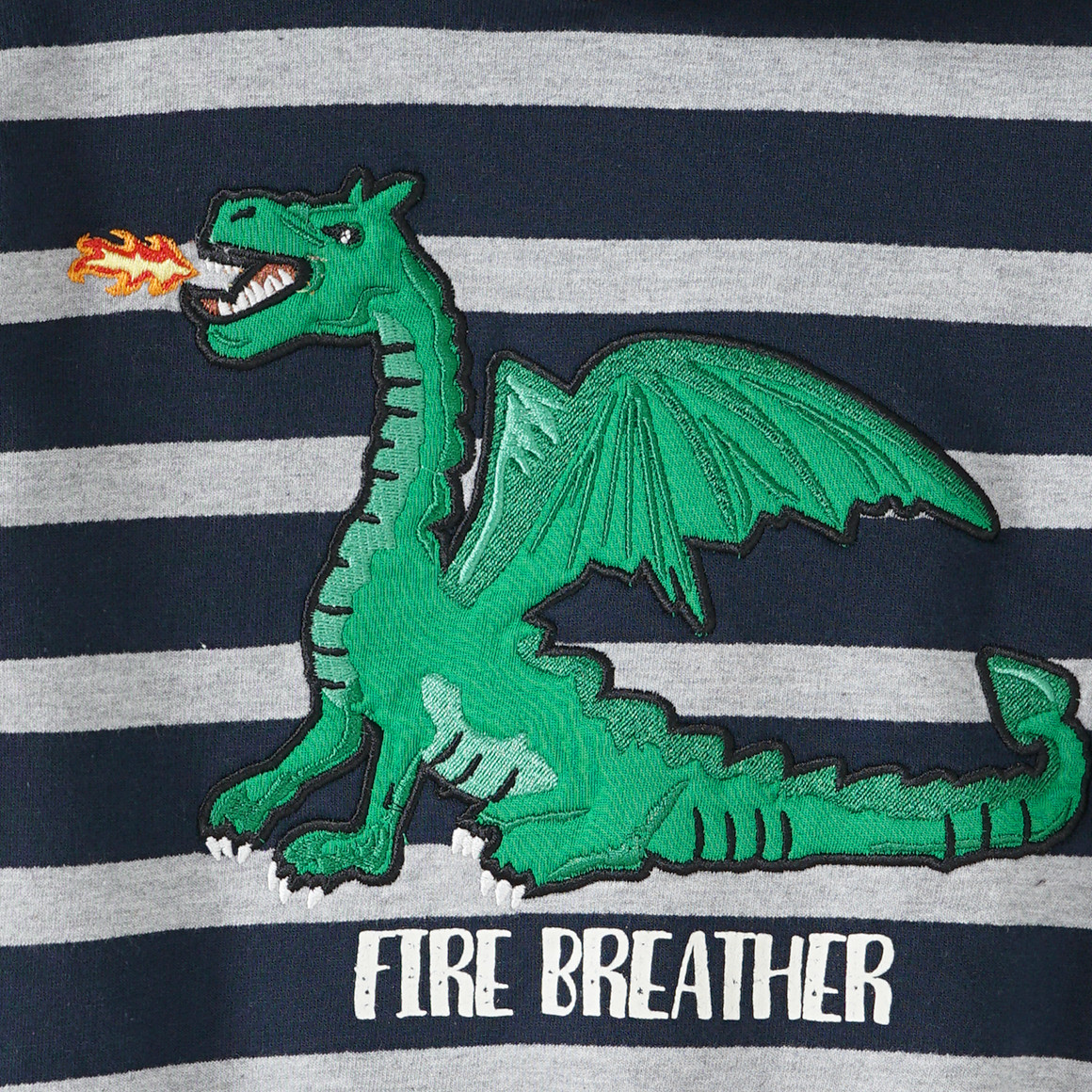 Jungen Hoodie mit Drachen-Applikation
