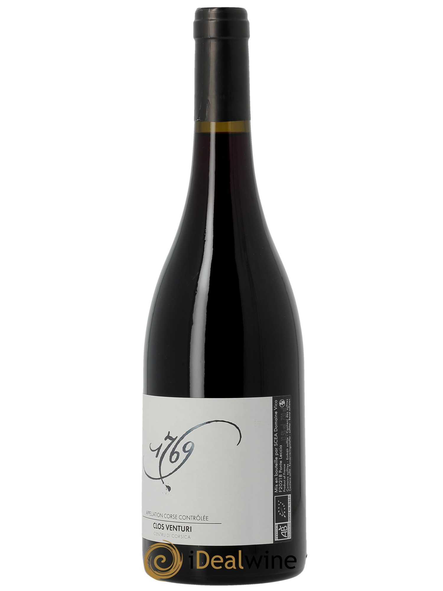 Vin de Corse 1769 Clos Venturi  2021 - Lot de 1 Bouteille