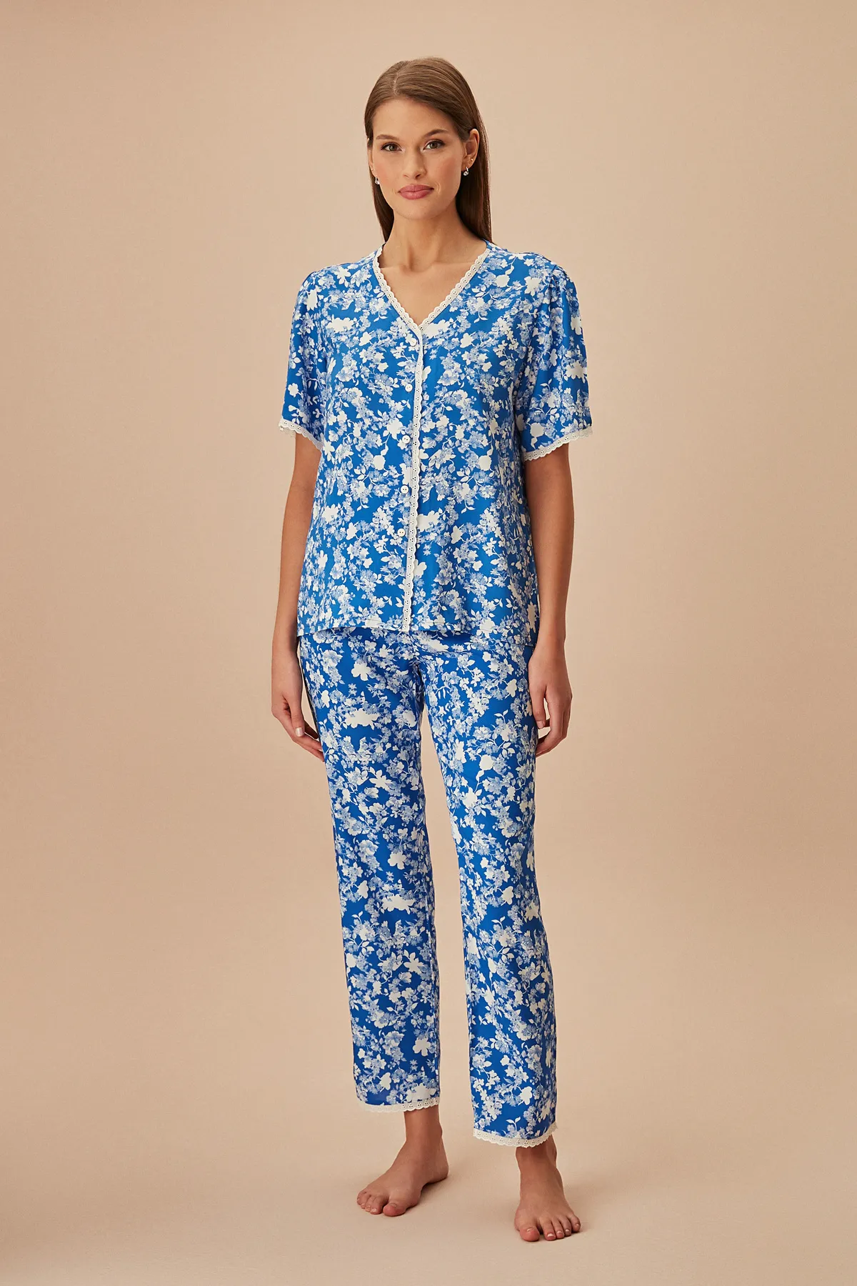 SUWEN  Adel Maskulines Pyjama-Set