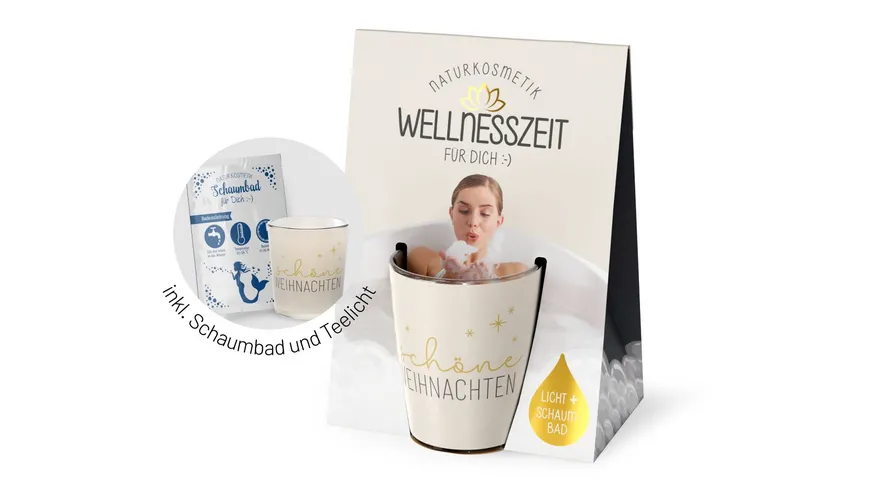 Geschenk für dich Wellnesszeit Schöne Weihnachten