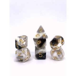 Würfelset Frosted: Nebula Marble (7)