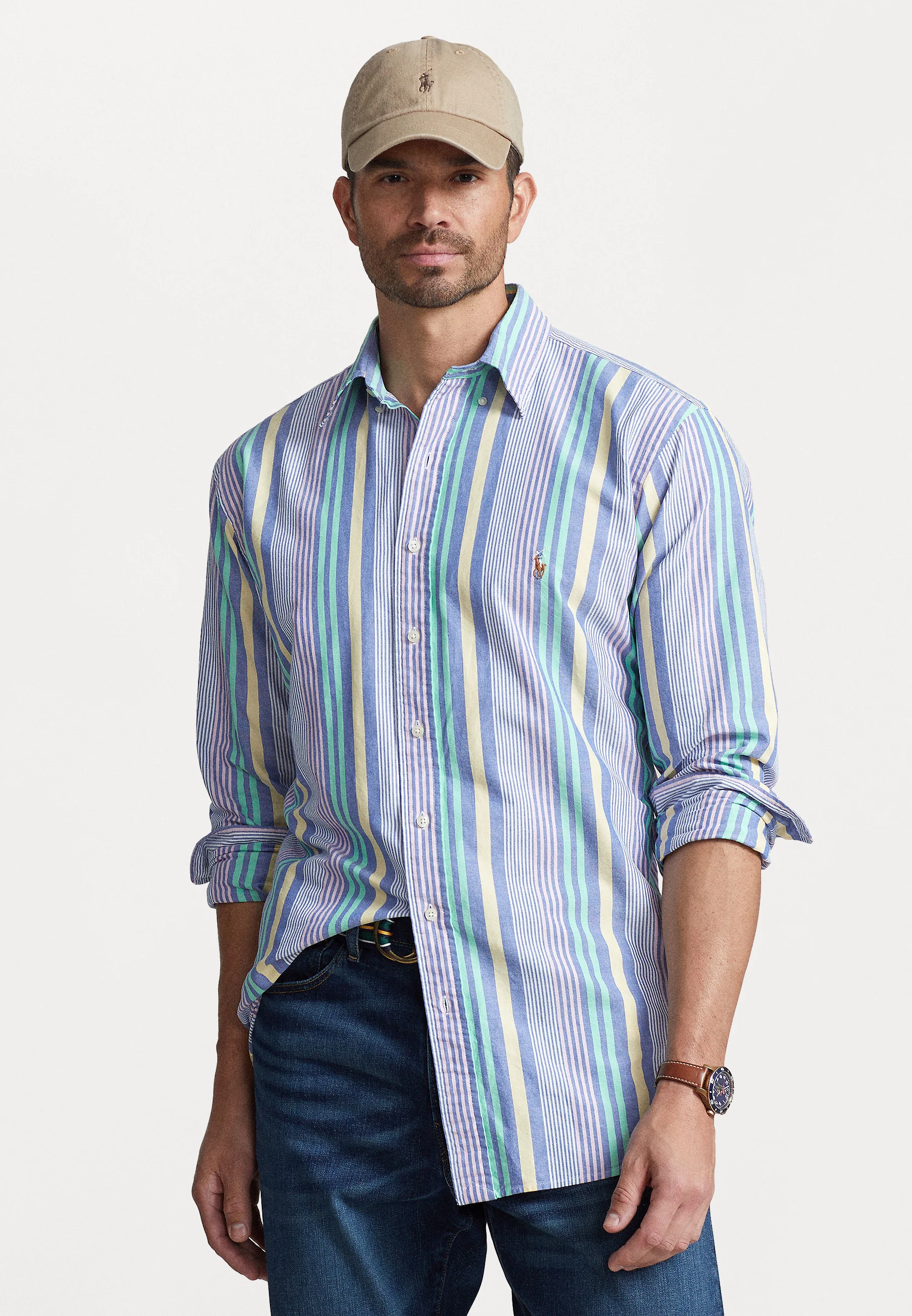 Camisa deportiva de manga larga Polo Ralph Lauren Big & Tall