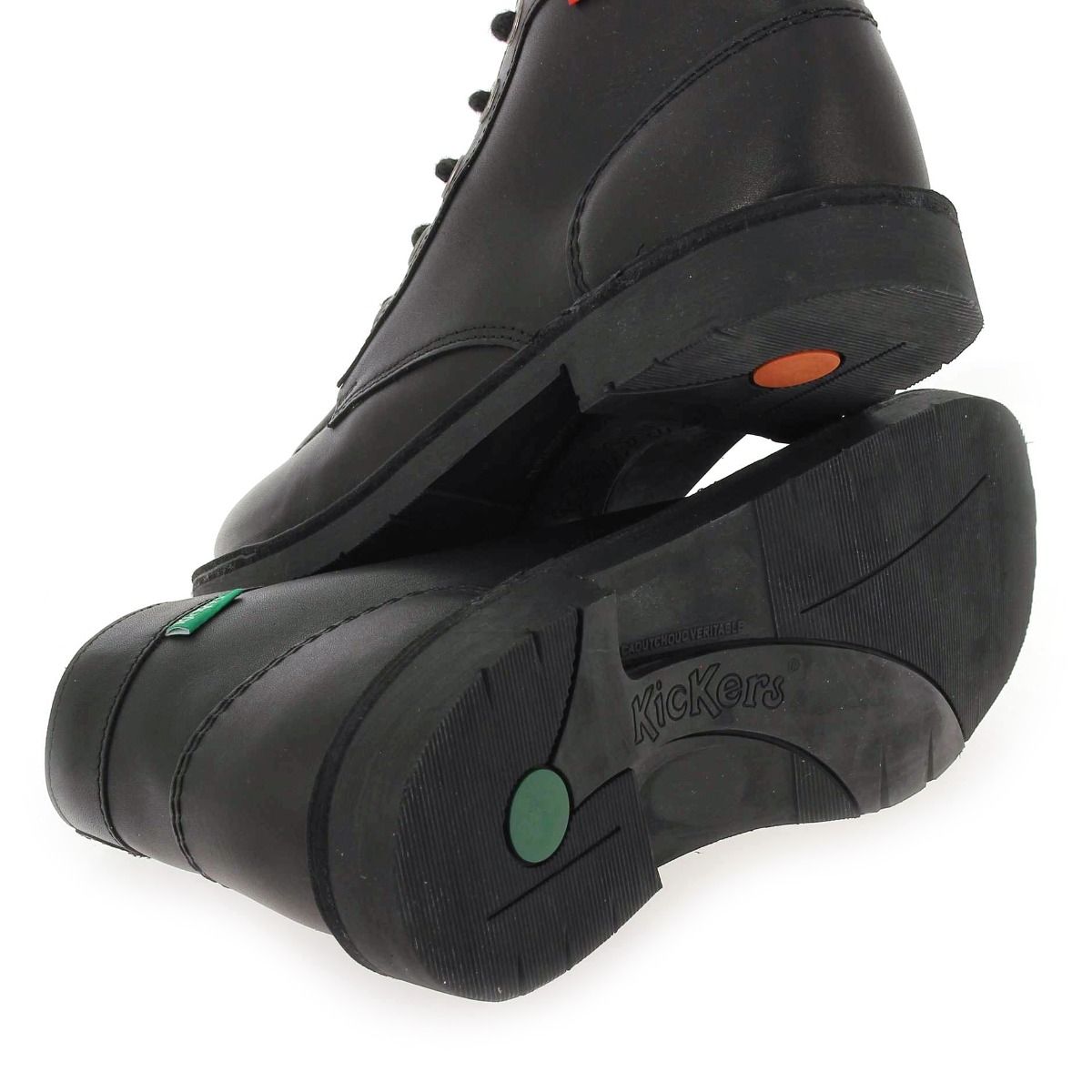 Kickers  KICK COLOR CUIR - Noir