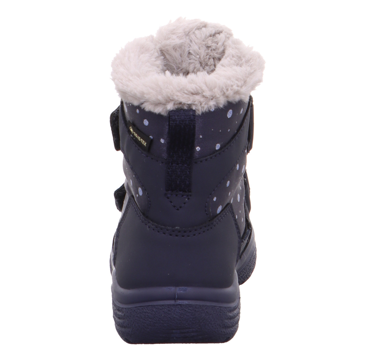 CRYSTAL - Blau/Hellgrau Boots mit Klettverschluss