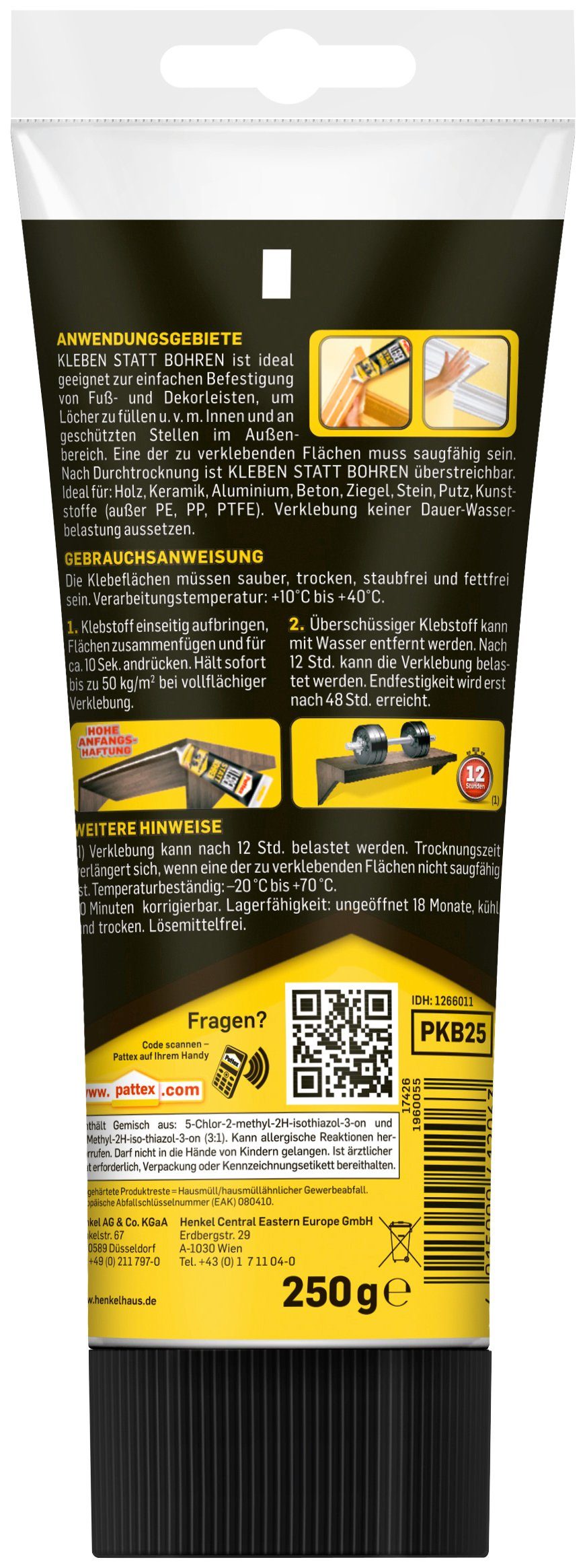 Pattex Montagekleber Super Montage und Kleben statt Bohren, (Set, 2-tlg)