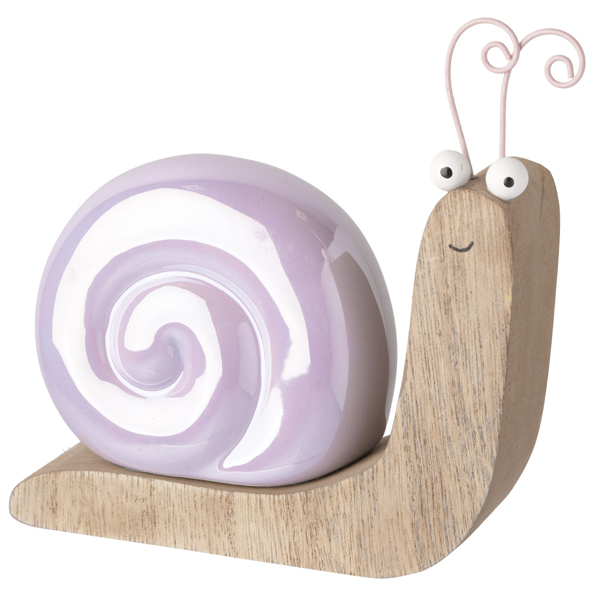 Deko-Schnecke mit Keramikhaus