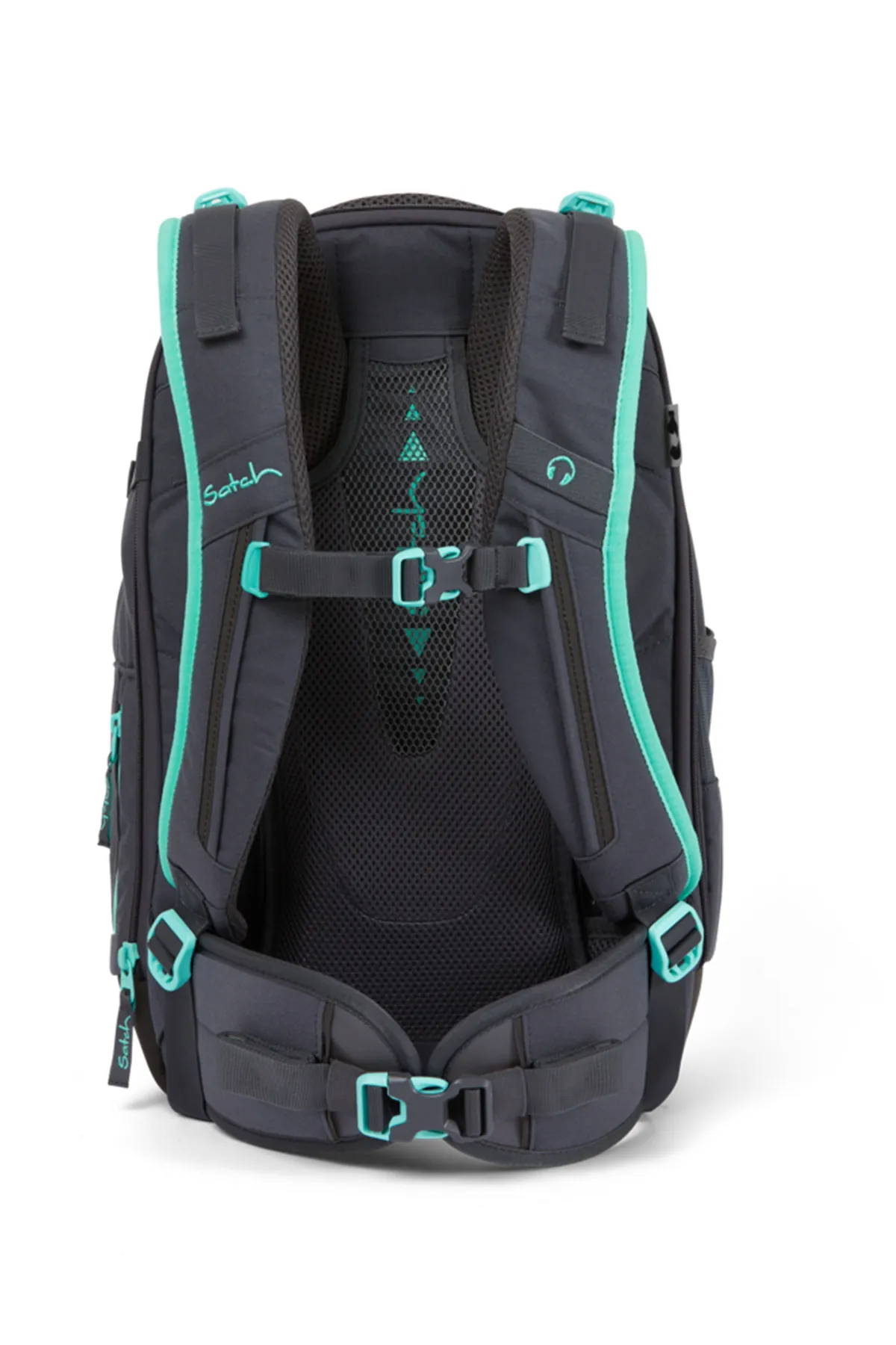 satch  Rucksack - Grau - Unifarben