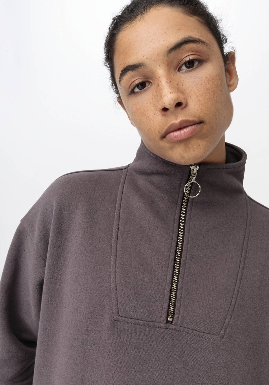 BetterRecycling Sweat-Kleid aus reiner Bio-Baumwolle