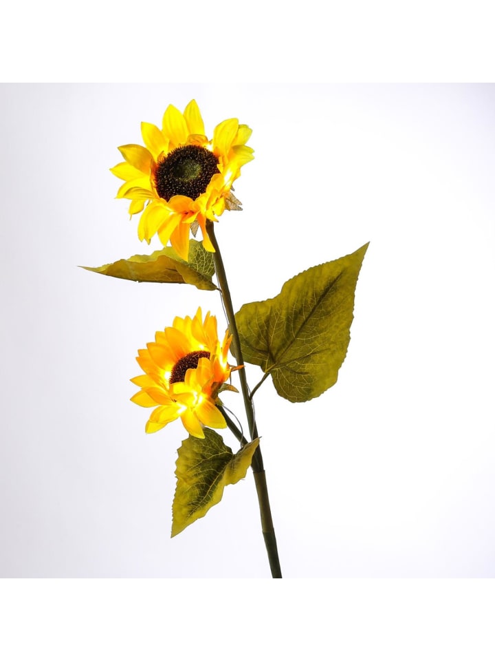 MARELIDA LED Solar Gartenstecker Sonnenblume in gelb - H: 1,25m günstig kaufen onesize