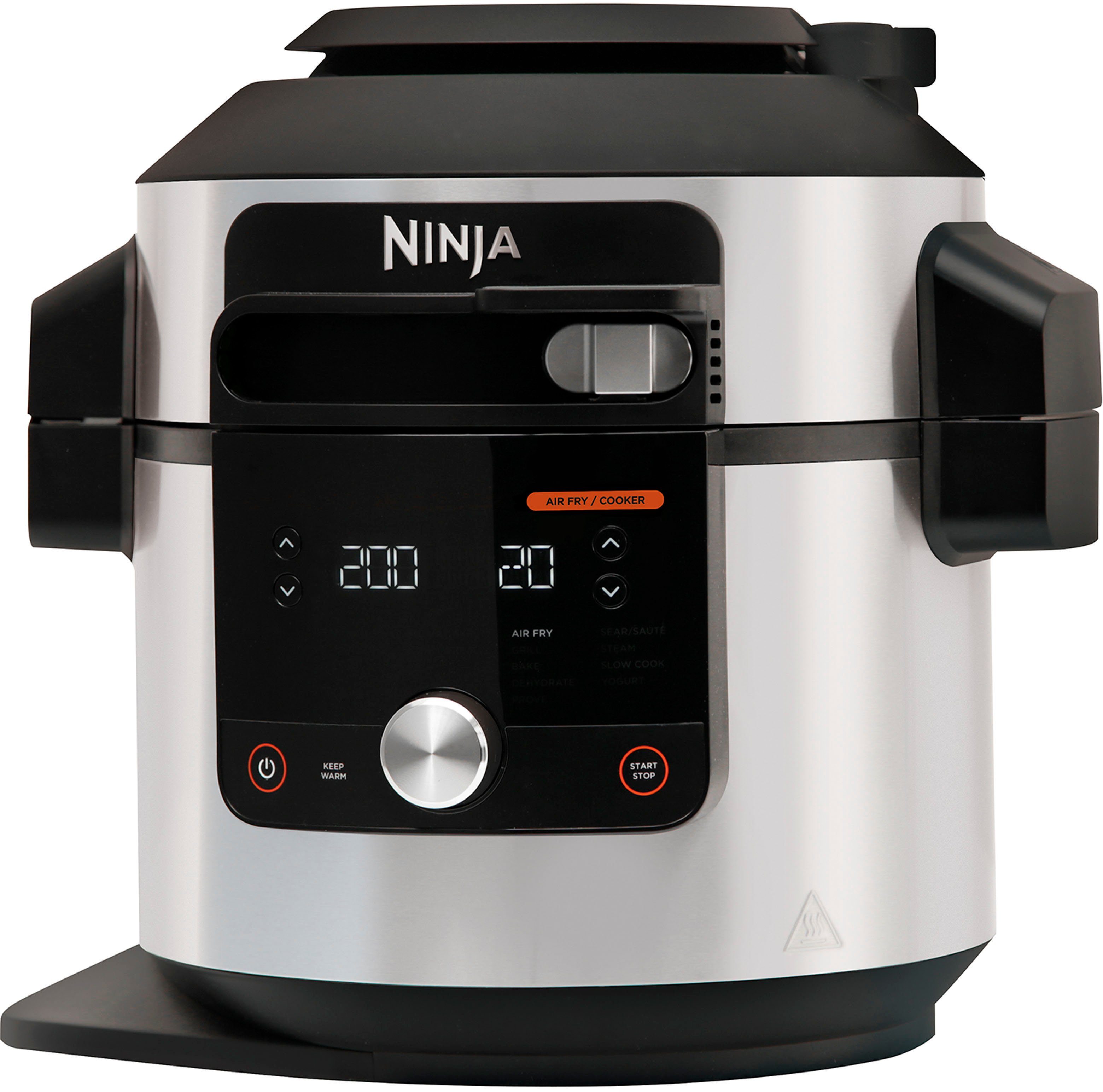 NINJA Multikocher Foodi MAX 12-in-1 SmartLid Multikocher OL650EU, 1760 W, 7,5 l Schüssel