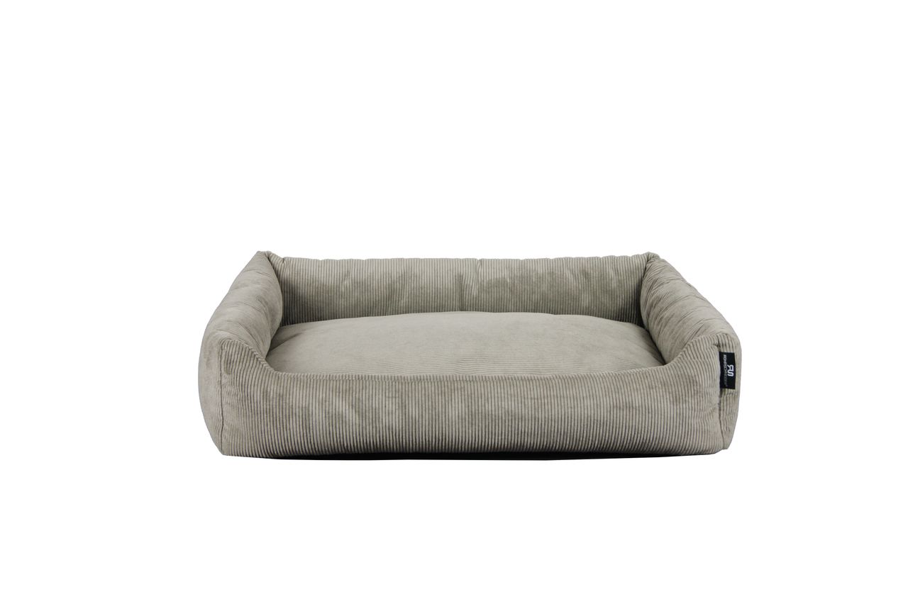 Rohrschneider Tierbett Cordstoff fein taupe