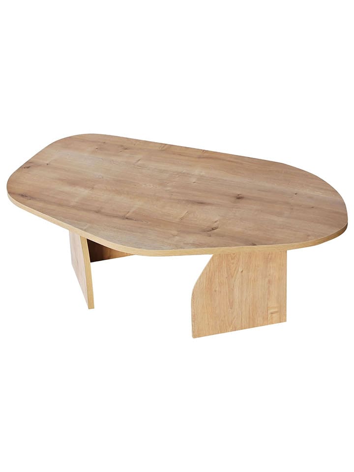 Evila Couchtisch ''Rock'' in Hellbraun - (B)100 x (H)35 x (T)60 cm günstig kaufen onesize