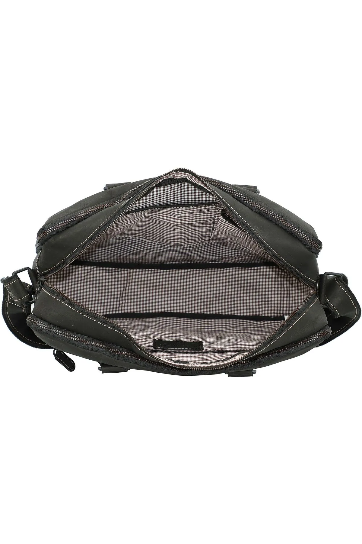 Jack Kinsky  Messenger Bag - Grau - Unifarben