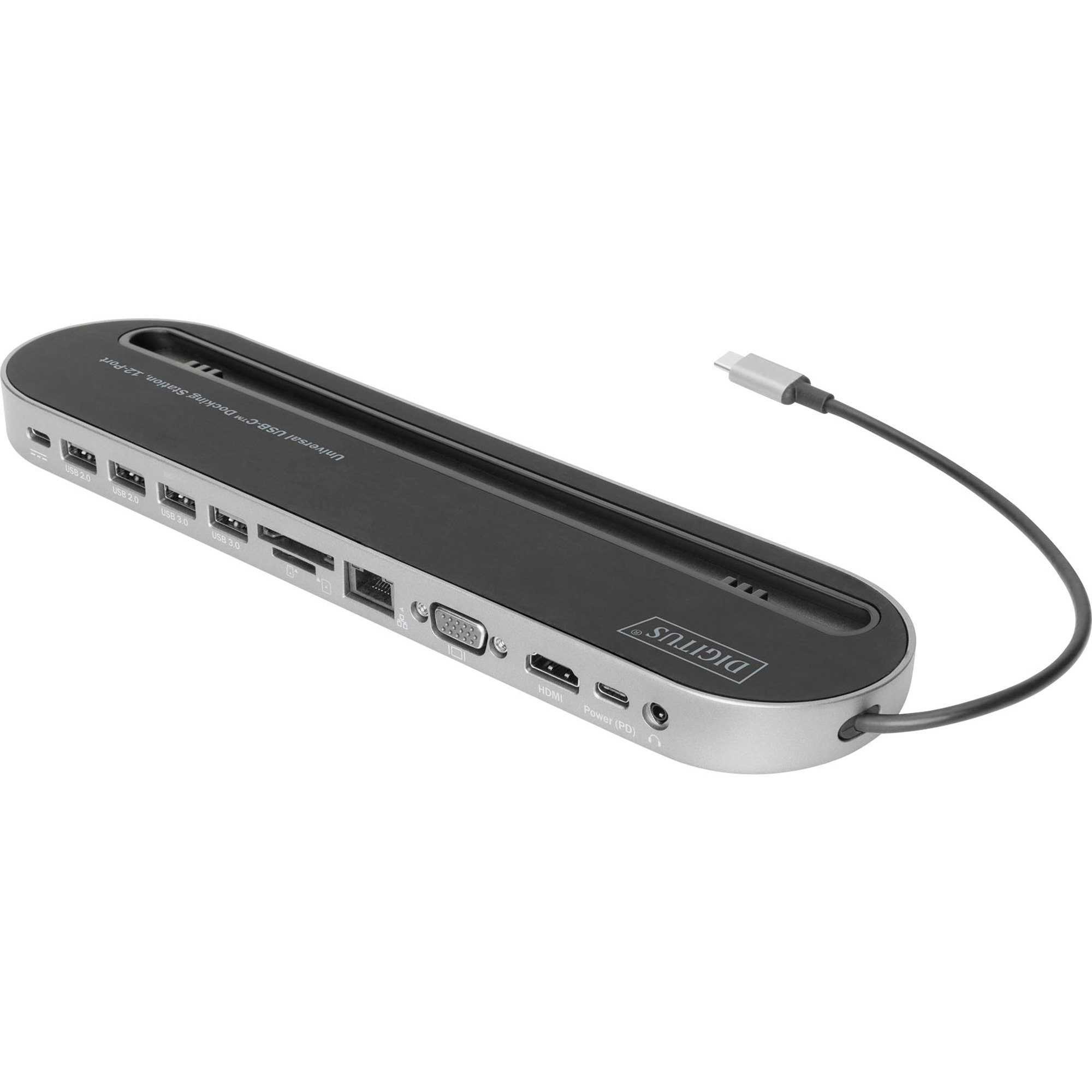 Digitus Laptop-Dockingstation Digitus USB-C Docking Station, 12-Port
