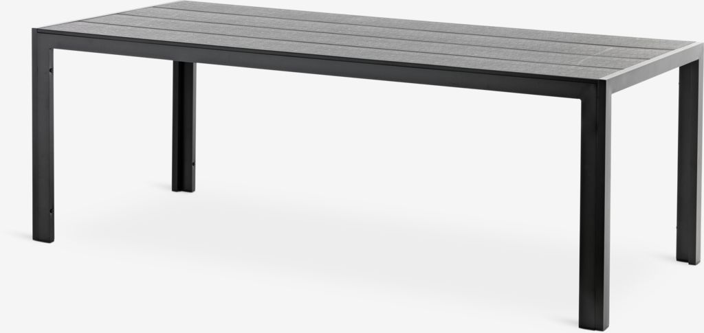Mesa de jardim MADERUP MADERUP W90xL205 preta