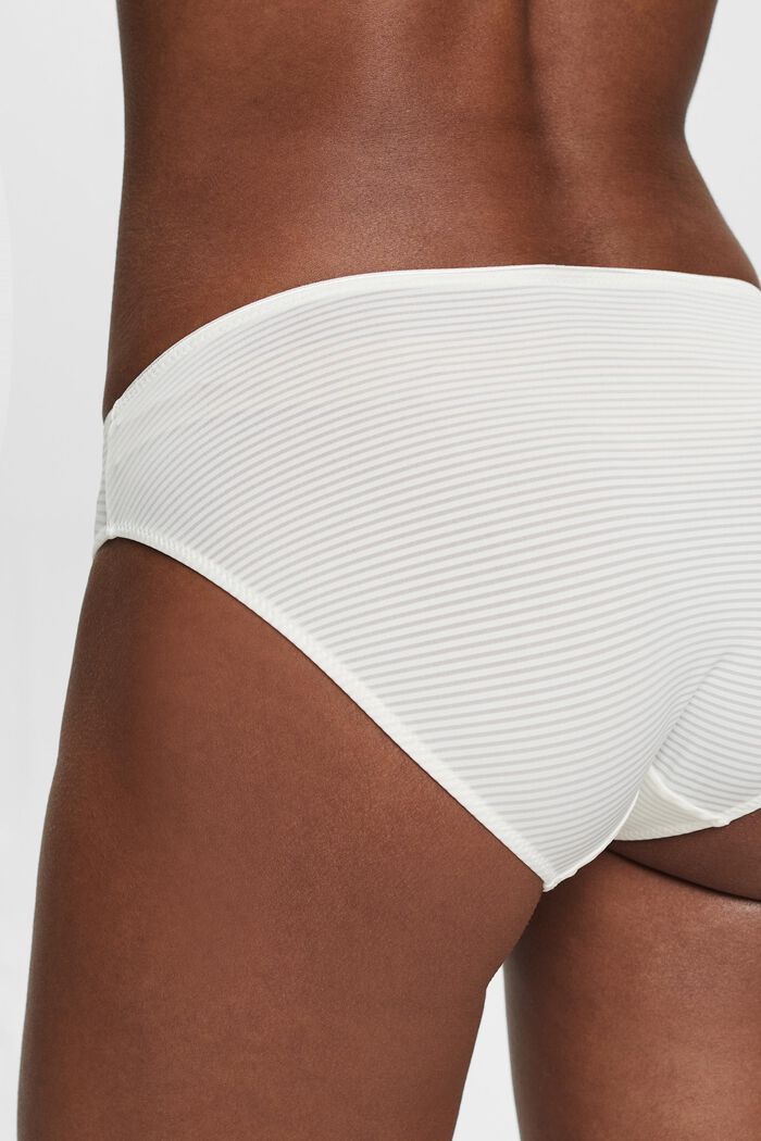 Gestreifter Slip aus Mikrofaser