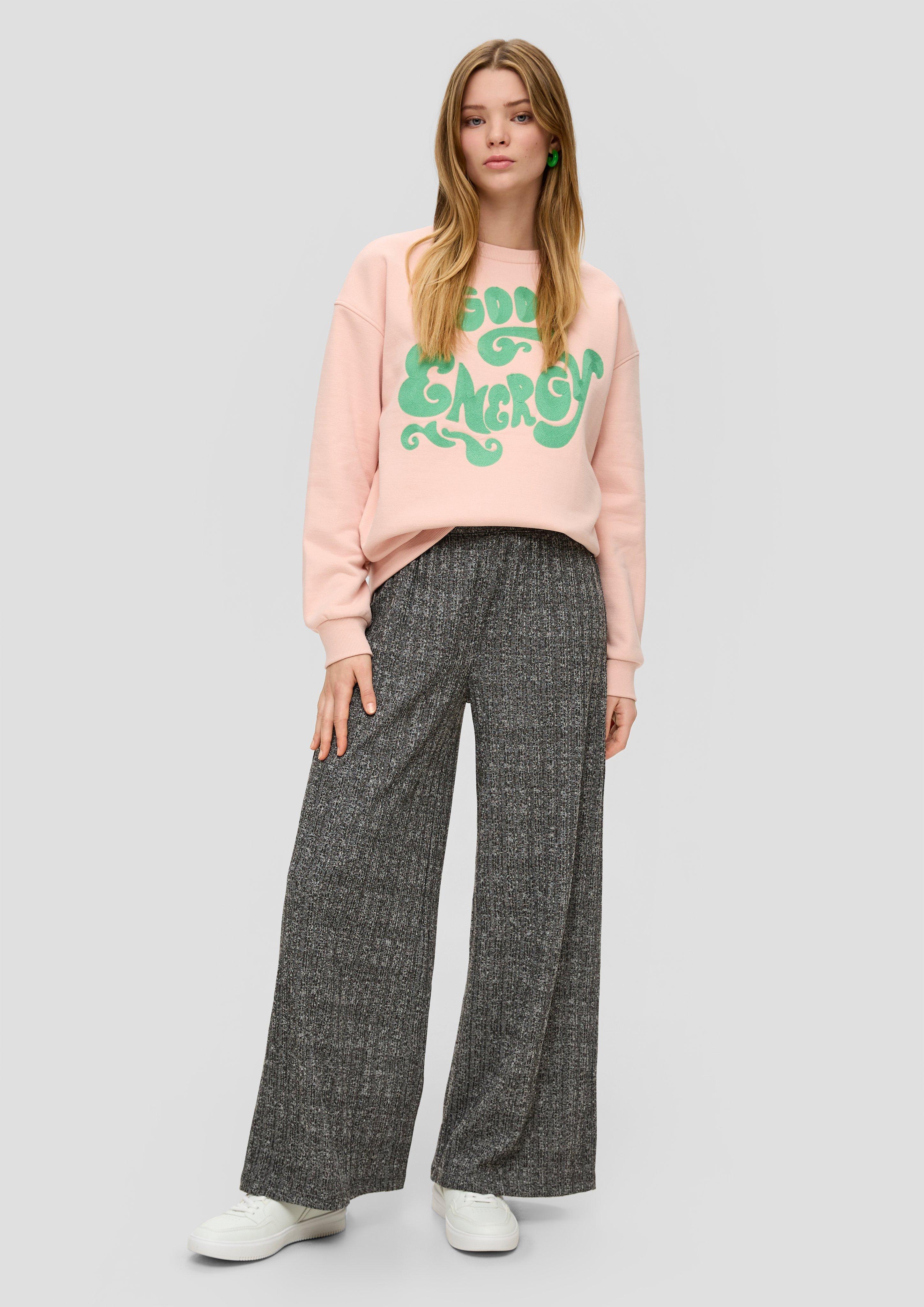Stoffhose mit Rippstruktur  2138377-9898