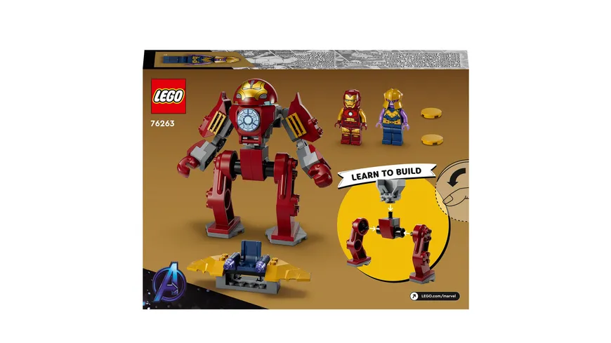 LEGO Marvel 76263 76263 Iron Man Hulkbuster vs. Thanos Set mit Actionfigur