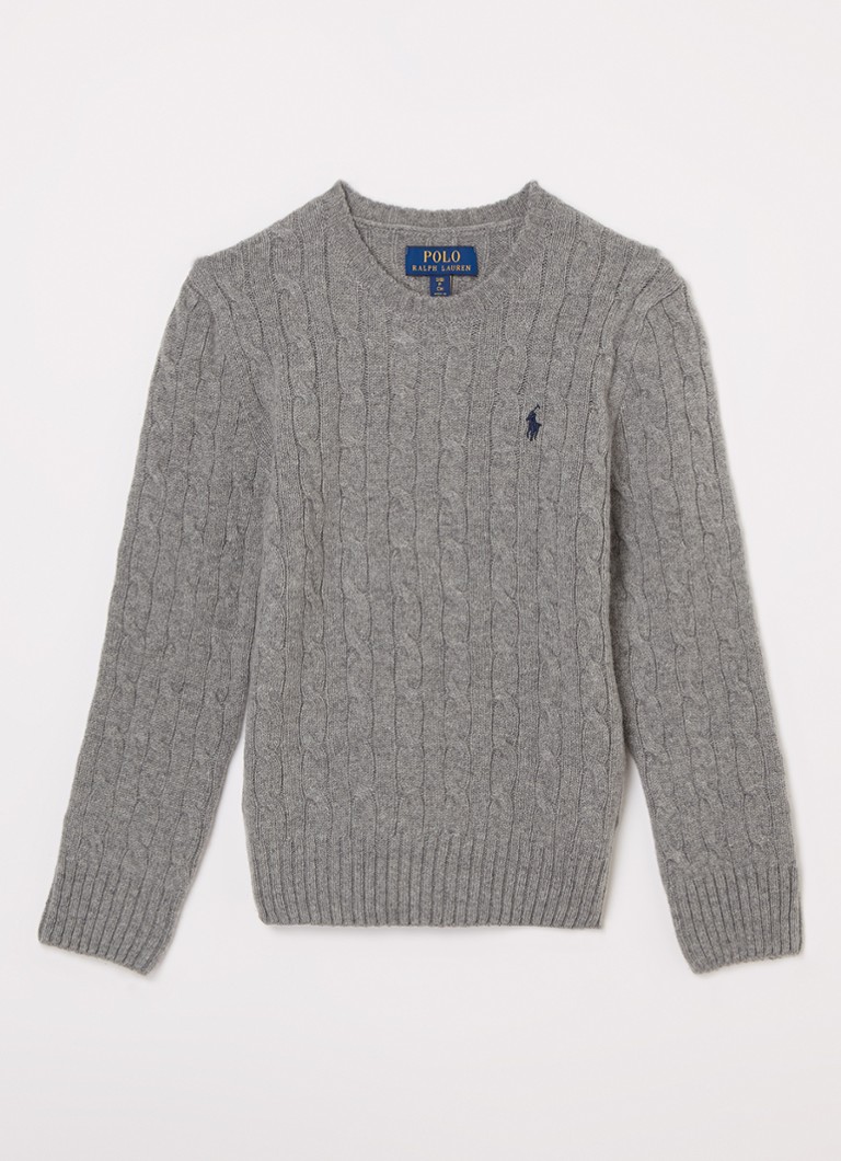 Ralph Lauren megztinis su kabelio formos raštu iš kašmyro mišinio