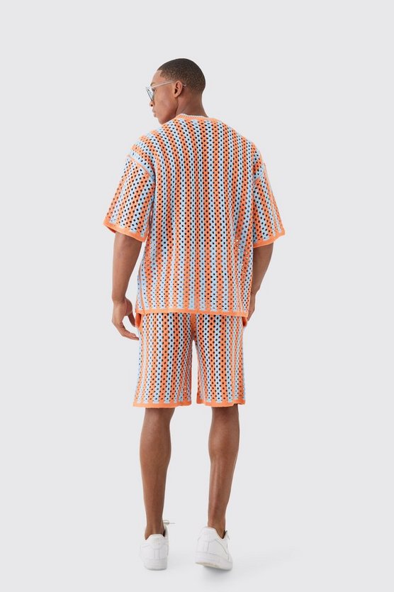 Gestreiftes Oversize T-Shirt