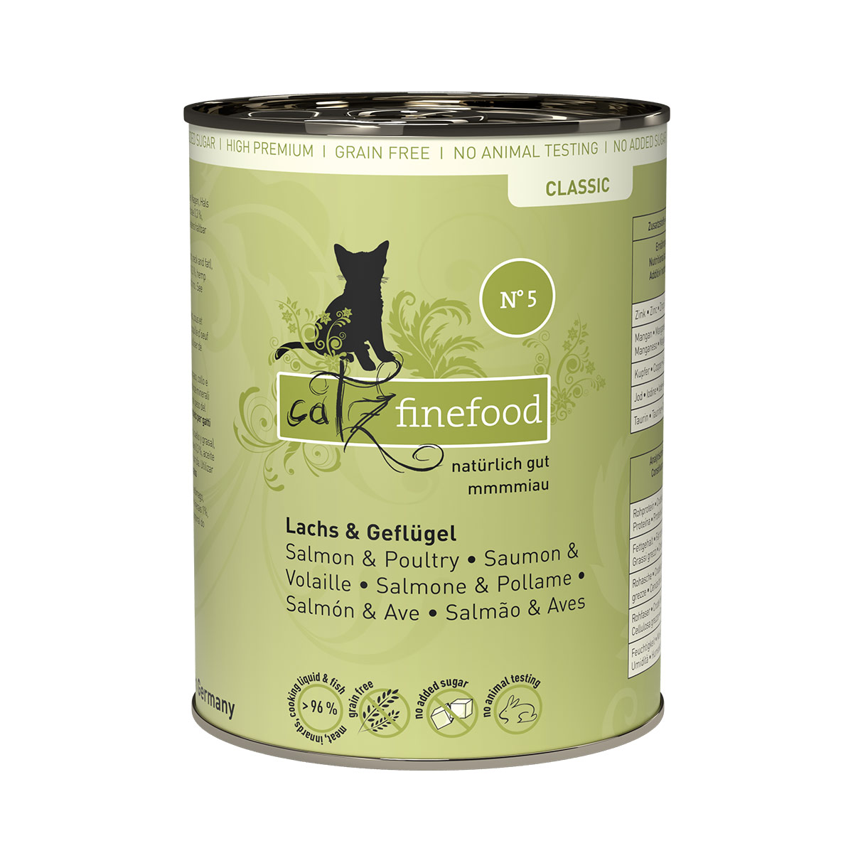Catz Finefood Classic N° 5 - Lachs & Geflügel kaufen bei ZooRoyal