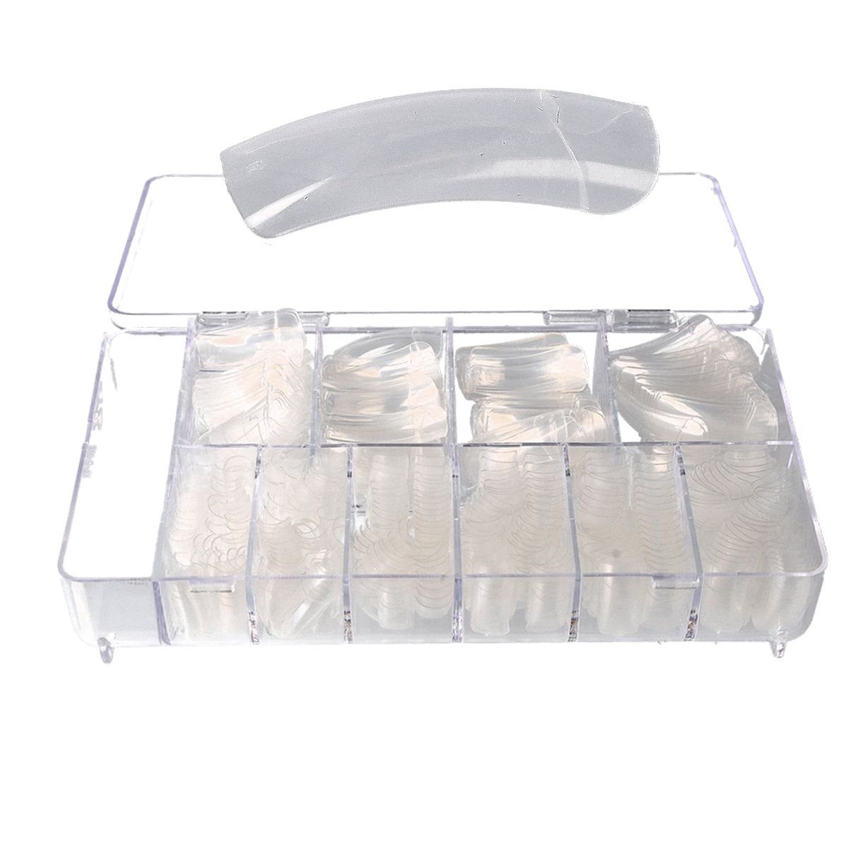Sun Garden Nails Nageldesign Zubehör Tipbox500 transparent inkl. 3 x 3g Tipkleber - Nail Tips-Tip Kleber- N